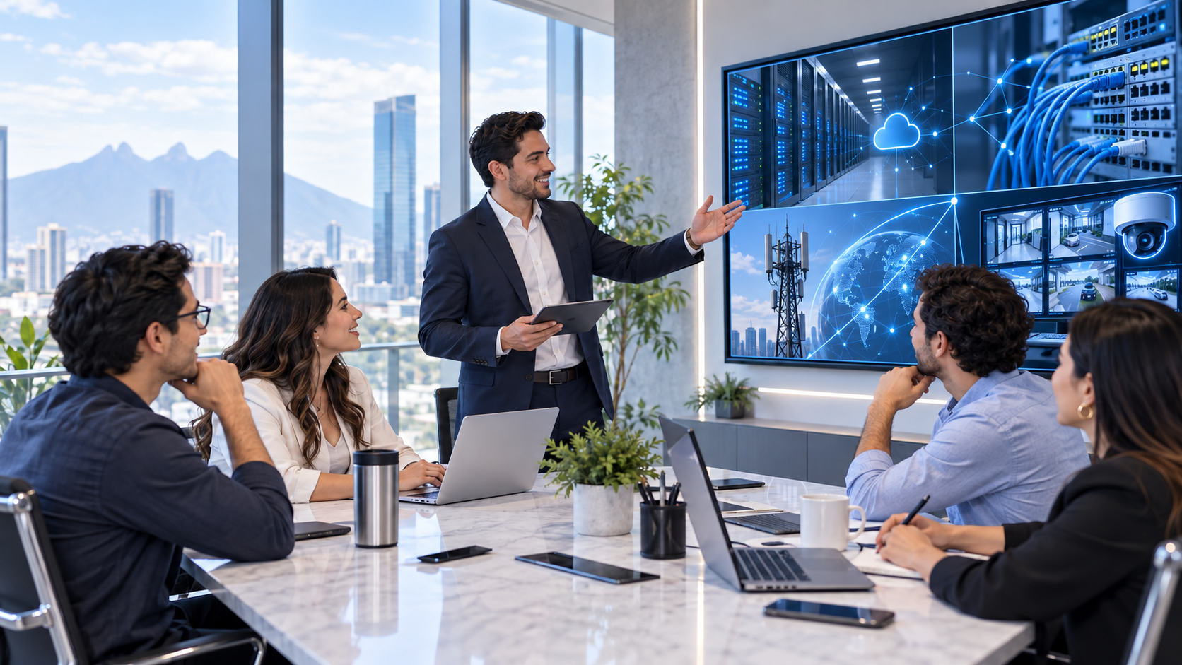 Revisión de infraestructura tecnológica, redes y CCTV por parte de ZIDtech.